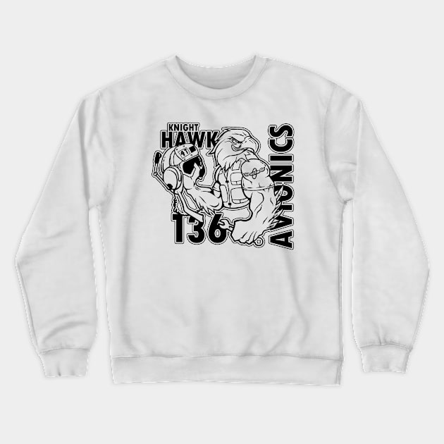 136 Knighthawk AT Crewneck Sweatshirt by Maindrid